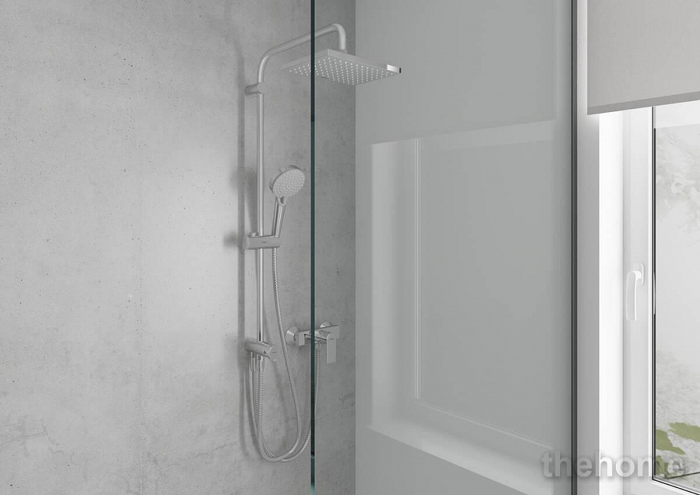 Душевая стойка Hansgrohe Vernis Shape Showerpipe 230 1jet Reno 26282000, хром - 2