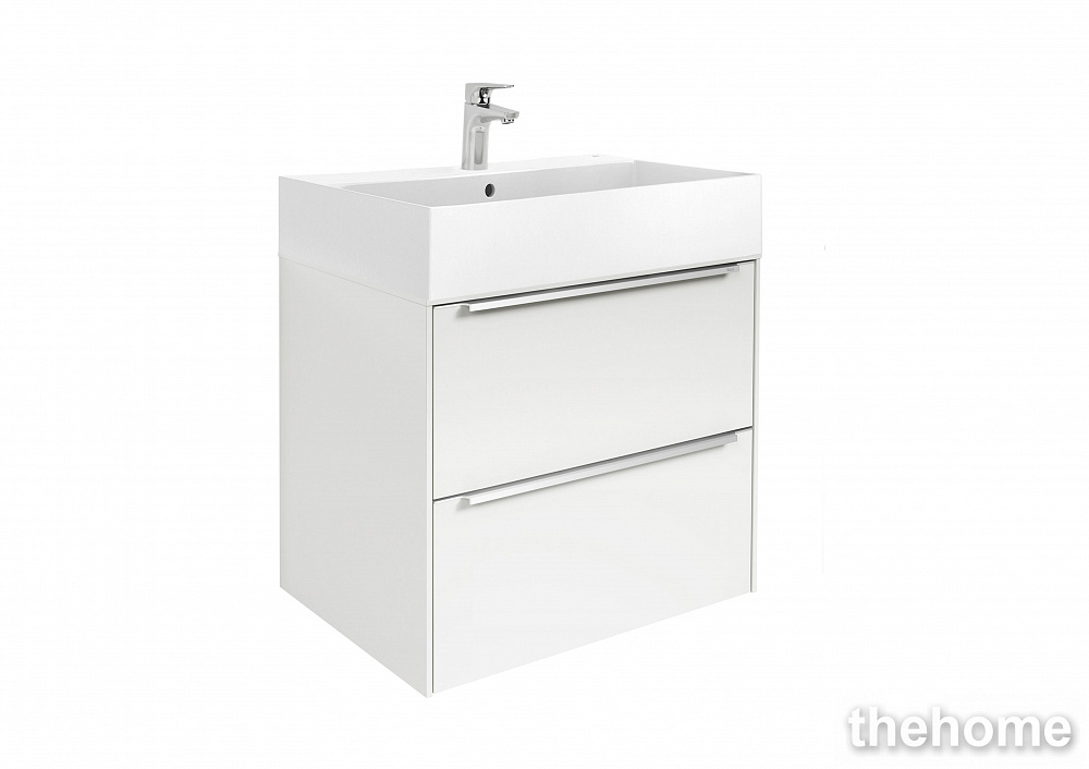 Тумба с раковиной Roca Inspira 60 см 851075806 глянцевый белый - TheHome