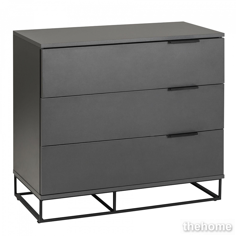 Комод 3 ящика R-Home CITY графит - TheHome