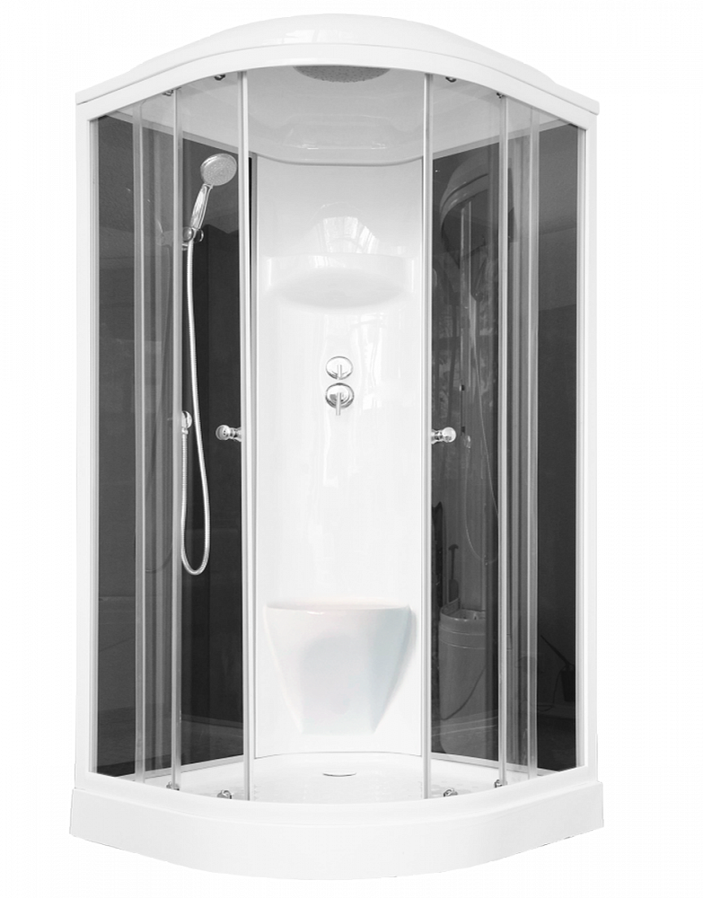 Душевая кабина Royal Bath 90HK6-BT черное/прозрачное - TheHome