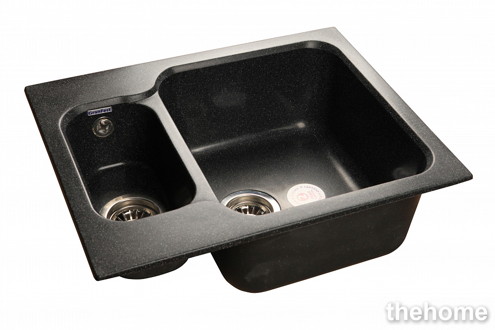 Кухонная мойка GranFest Standart GF-S615K 417540 черная - TheHome