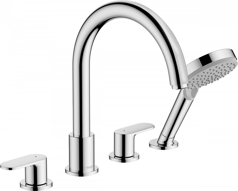 Смеситель Hansgrohe Vernis Blend для ванны с душем 71456000 хром - TheHome
