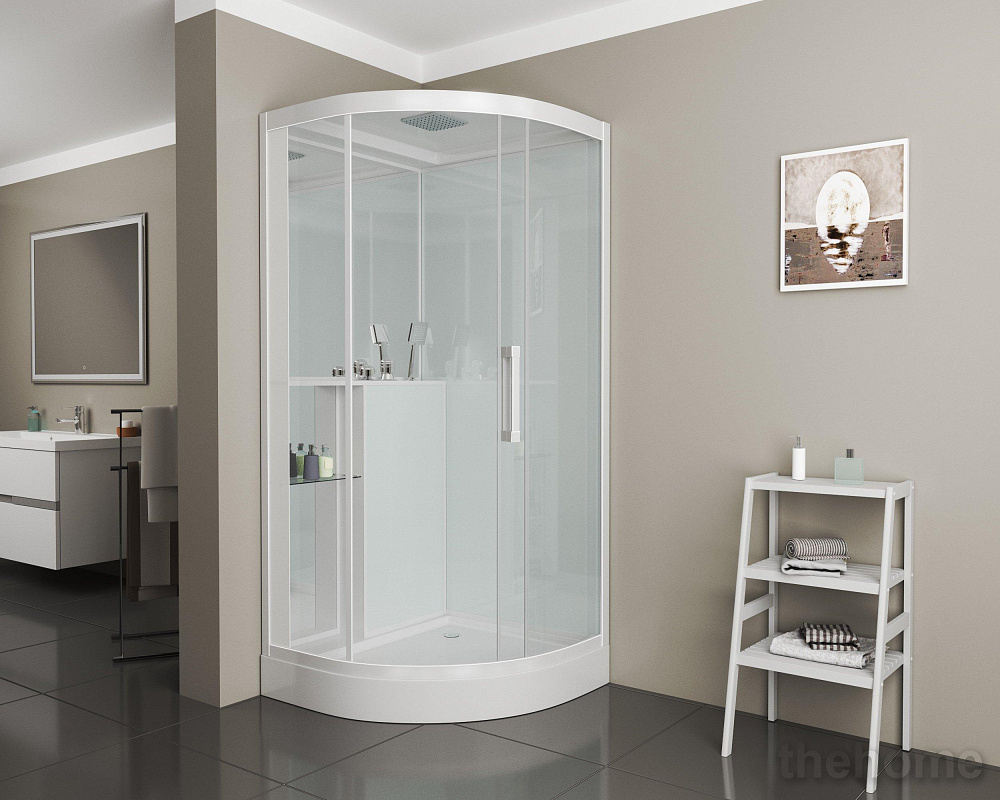Душевая кабина Grossman GR160 100x100 см стекло прозрачное - 2