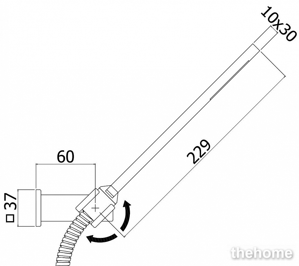 Душевой гарнитур Paffoni Level ZDUP059NO - 2