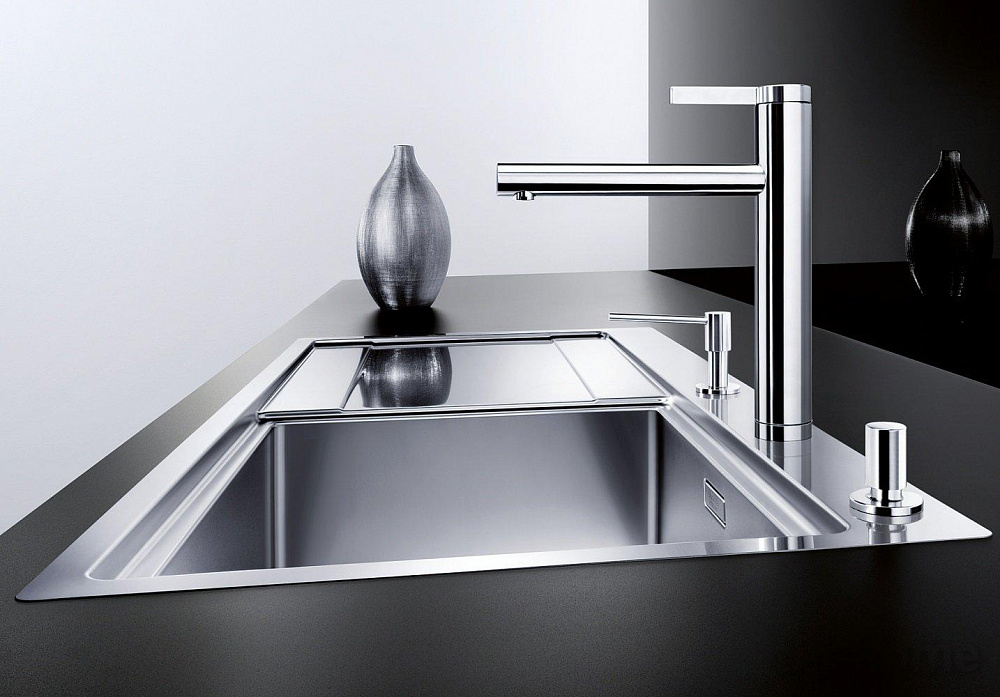 Смеситель Blanco Linee 517595 сталь с зеркальной полировкой - 3