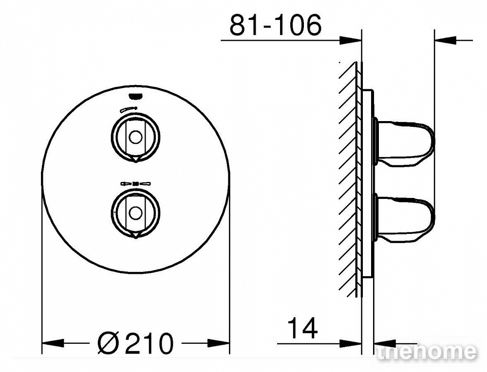 Термостат Grohe Grohtherm 1000 New 19984000 для ванны - 3