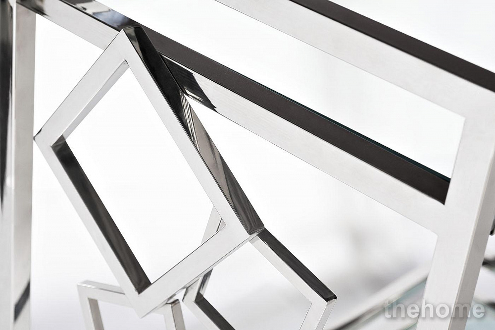 GY-CRT8164 Стол-тележка сервировочная стекло прозр/хром 80*40*83 Garda Decor - 3