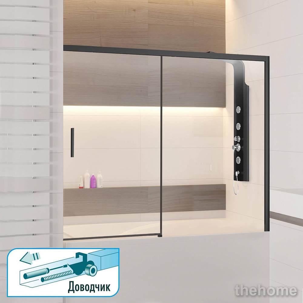 Шторка на ванну RGW Screens SC-45B, 34114517-14 - TheHome