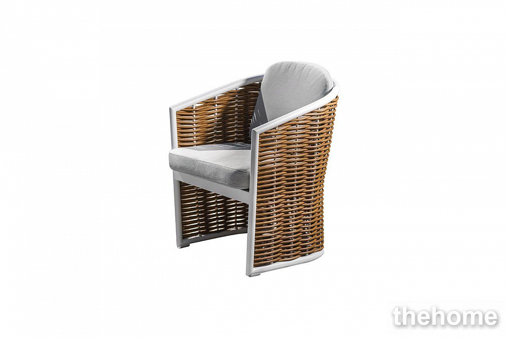 39AR-KRES-403 BEL Кресло "Мэвис" уличное белое 63*63*79см Garda Decor - TheHome