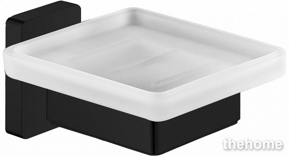 Мыльница для ванной Aquanet 6585MB черная - TheHome