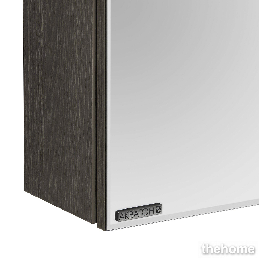 Зеркальный шкаф Aquaton Стоун 1A231502SXC80 60 x 83.3 см, с подсветкой, грецкий орех - 3