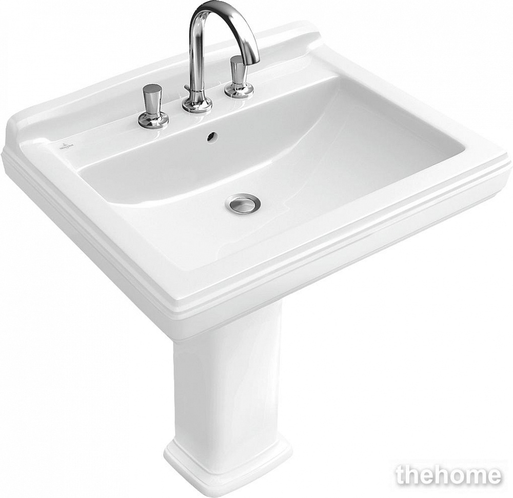 Раковина Villeroy & Boch Hommage 7101 A1 R1 alpin - 3