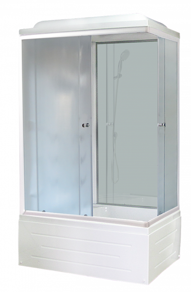 Душевая кабина Royal Bath 8100BP6-WCбелое/матовое левая - TheHome