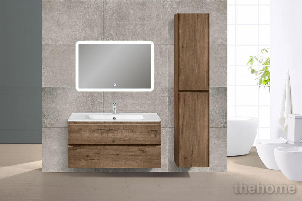 Тумба под раковину Vincea Vico 100 см подвесная, ящики soft close, V.Oak - 4