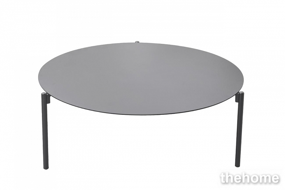 39AR-T240 Стол журнальный уличн."Амбиансе"(L) антрацит d100*28см Garda Decor - TheHome
