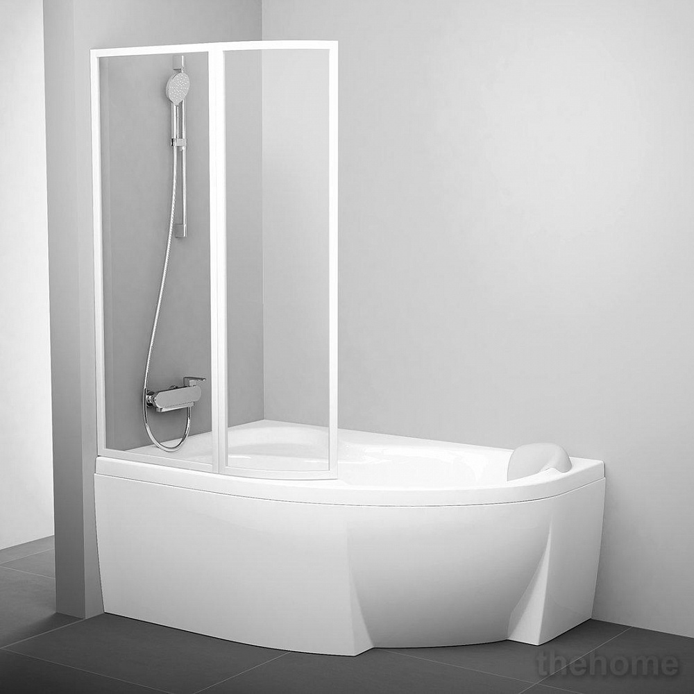 Шторка на ванну Ravak VSK2 ROSA 150 L Транспарент - TheHome