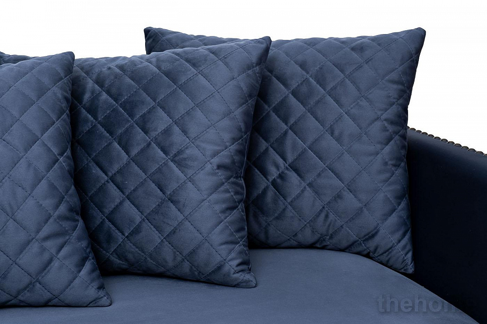 Диван Sorrento 220 трехмест., велюр т.синий Colt034 220*101*88см Garda Decor - 3