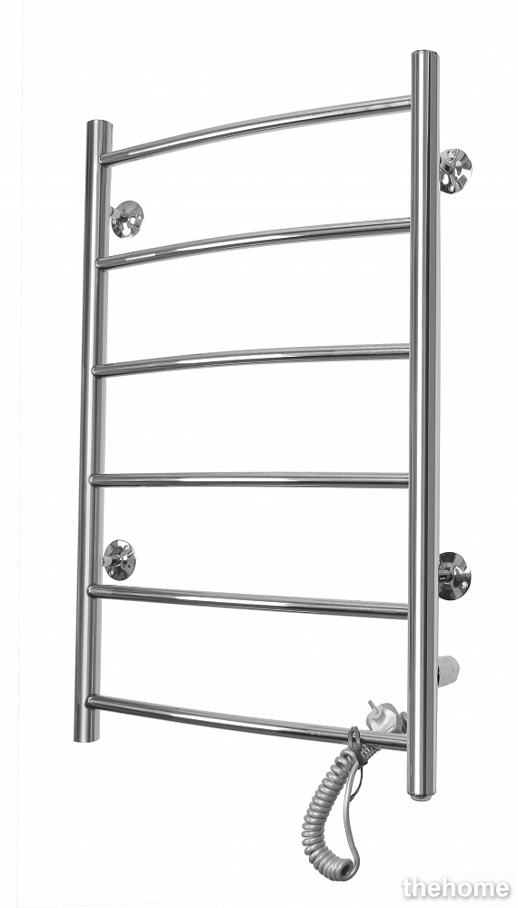 Полотенцесушитель электрический Domoterm Классик DMT 109-6 50х80 EK R, хром - 2