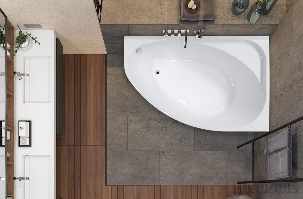 Акриловая ванна Vagnerplast HAPI 170x110 Right - 2
