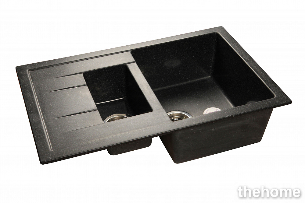 Кухонная мойка GranFest Quadro GF-Q775KL 422770 черная - TheHome