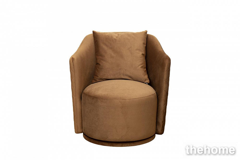 Кресло Verona Basic вращающееся велюр коричн. Colt004-KOR 70*77*80см Garda Decor - TheHome