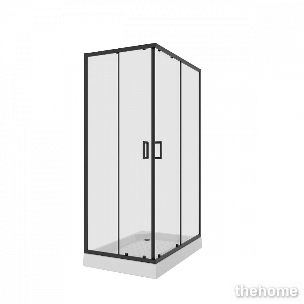 Душевой уголок Niagara Nova 68110811BLACK 120x90 см - TheHome