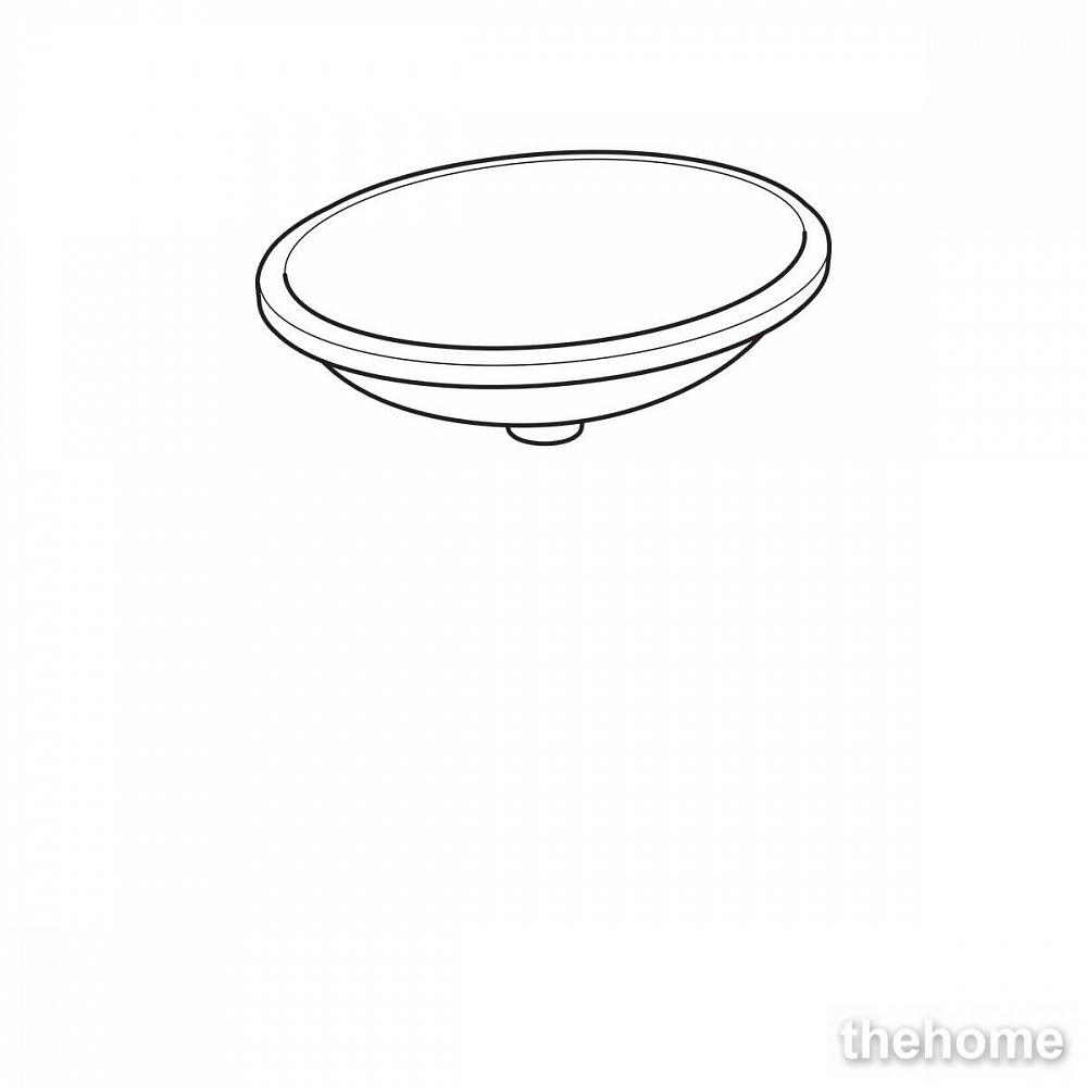 Раковина Geberit Variform 56см 500.754.01.2 белая - 3