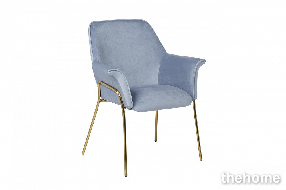 30C-1127-Z LBL Кресло велюр серо-голубой 71*58*87см Garda Decor - 2