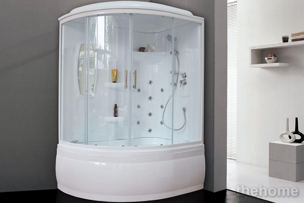 Душевая кабина Royal Bath 140ALP-T прозрачное правая - 2