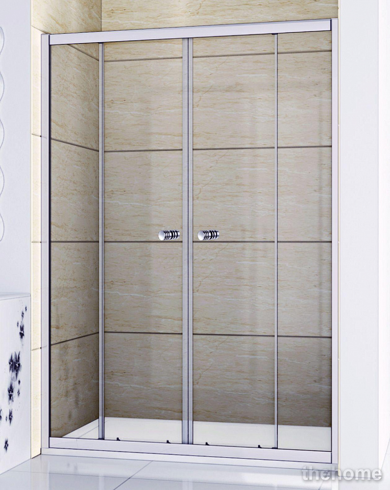 Душевая дверь в нишу RGW Classic CL-10 (1260-1310)x1850 стекло чистое - TheHome