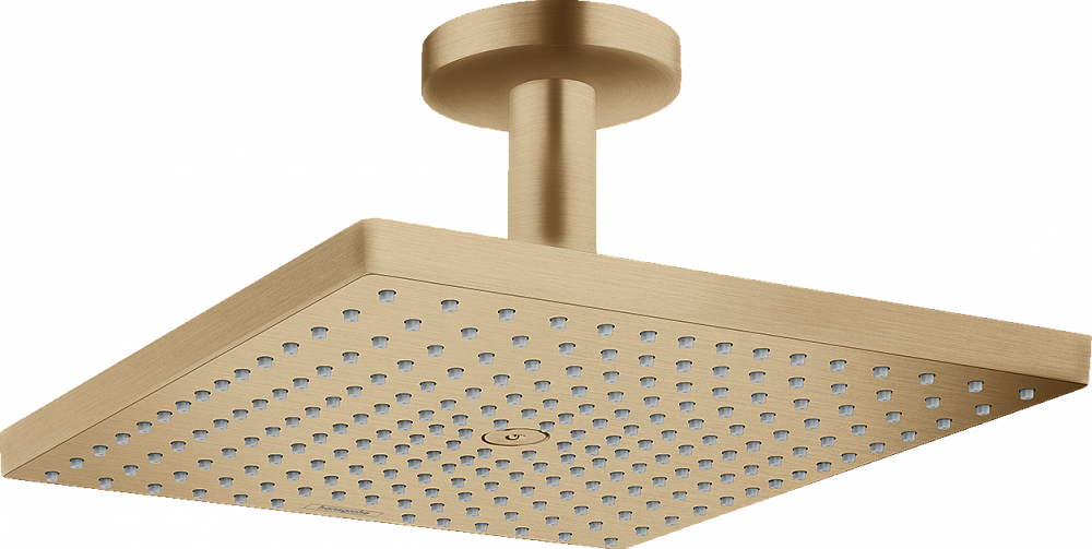 Верхний душ Hansgrohe Raindance E 300 1jet 26250140, шлифованная бронза - TheHome