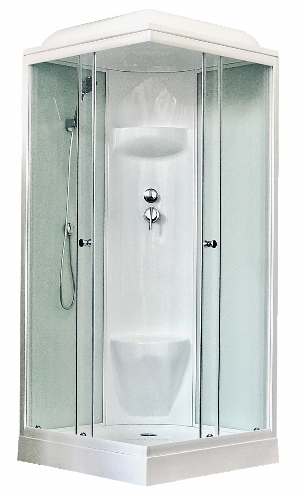 Душевая кабина Royal Bath 80HP6-WT белое/прозрачное - TheHome