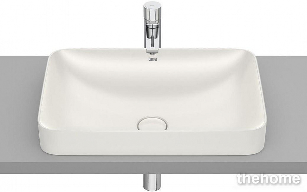 Раковина 55 см Roca Inspira square 327534650 бежевый - TheHome