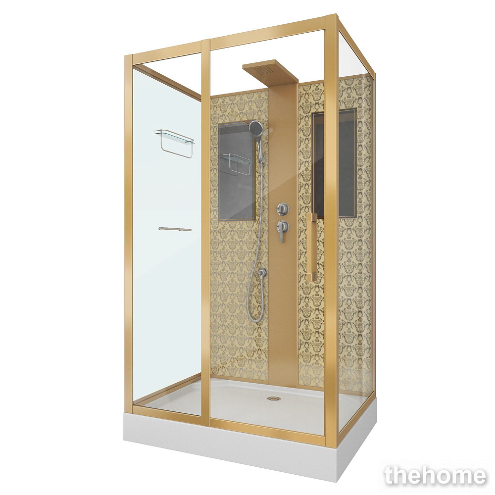 Душевая кабина Niagara Luxe NG-7711GBK 90х120х210 стекло прозрачное - TheHome