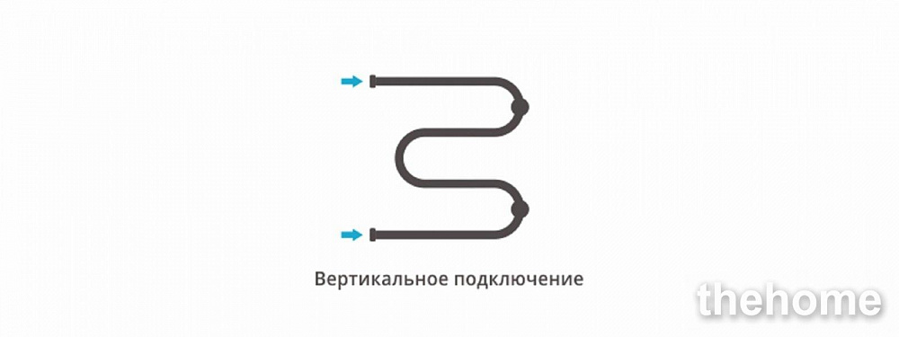 Полотенцесушитель водяной Сунержа М-образный 50 x 50 см с 2-мя полками, 00-0008-5050 - 4
