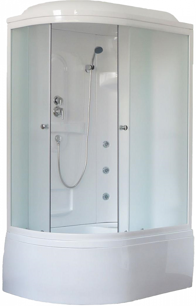 Душевая кабина Royal Bath 8120BK2-M матовое правая - TheHome