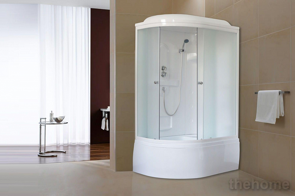 Душевая кабина Royal Bath 8120BK1-M матовое правая - 2