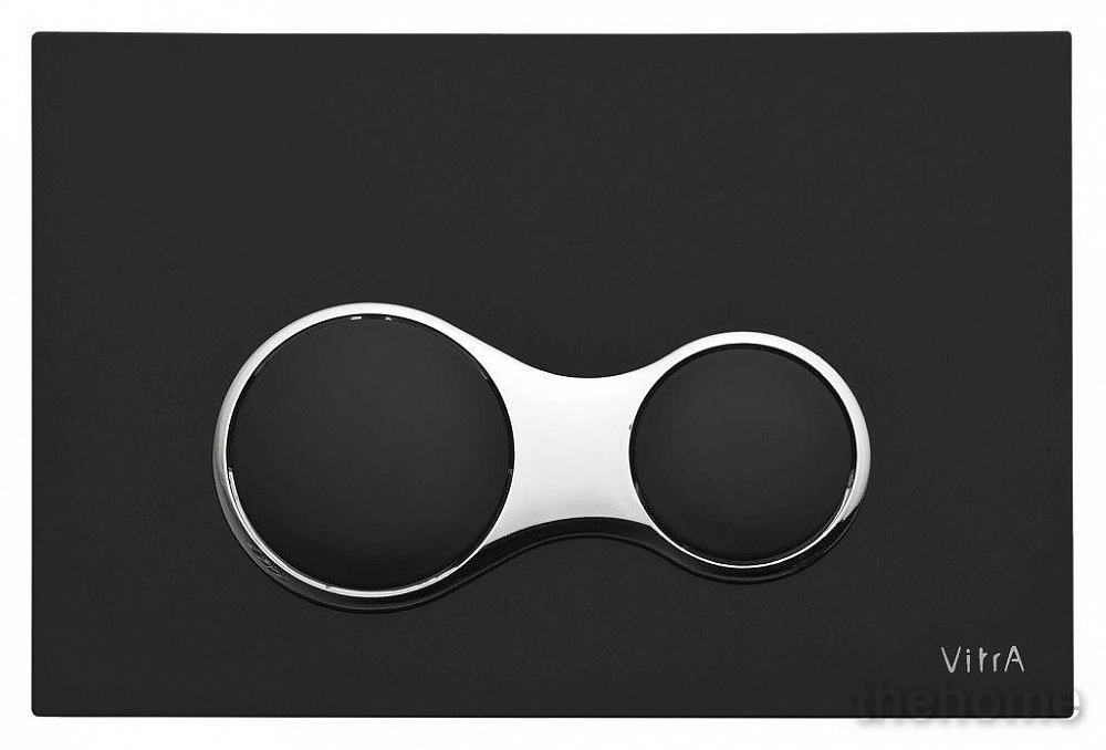 Клавиша смыва для унитаза VitrA 740-0411 черная - TheHome