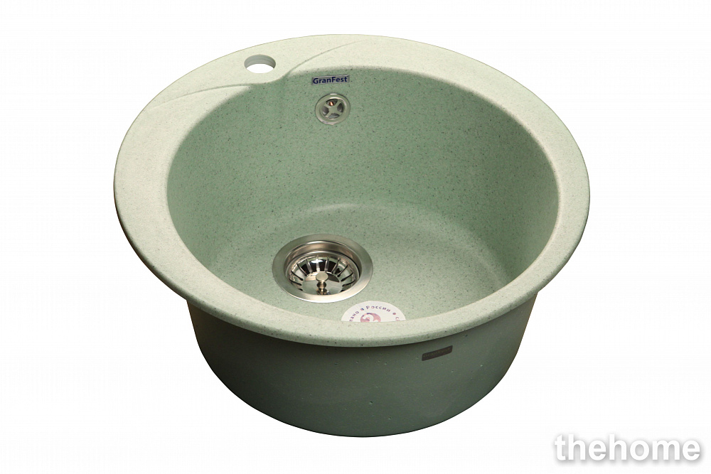 Кухонная мойка GranFest Rondo GF-R480 457764 салатовая - TheHome