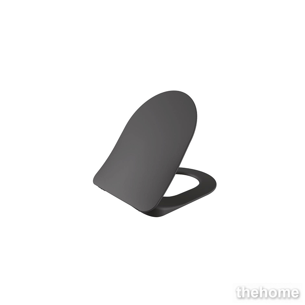 Крышка-сиденье для унитаза Creavit Duck KC0903.01.0400E с микролифтом, антрацит - TheHome