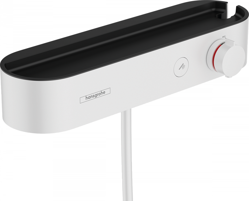 Смеситель Hansgrohe ShowerTablet для душа 24360700 белый - TheHome