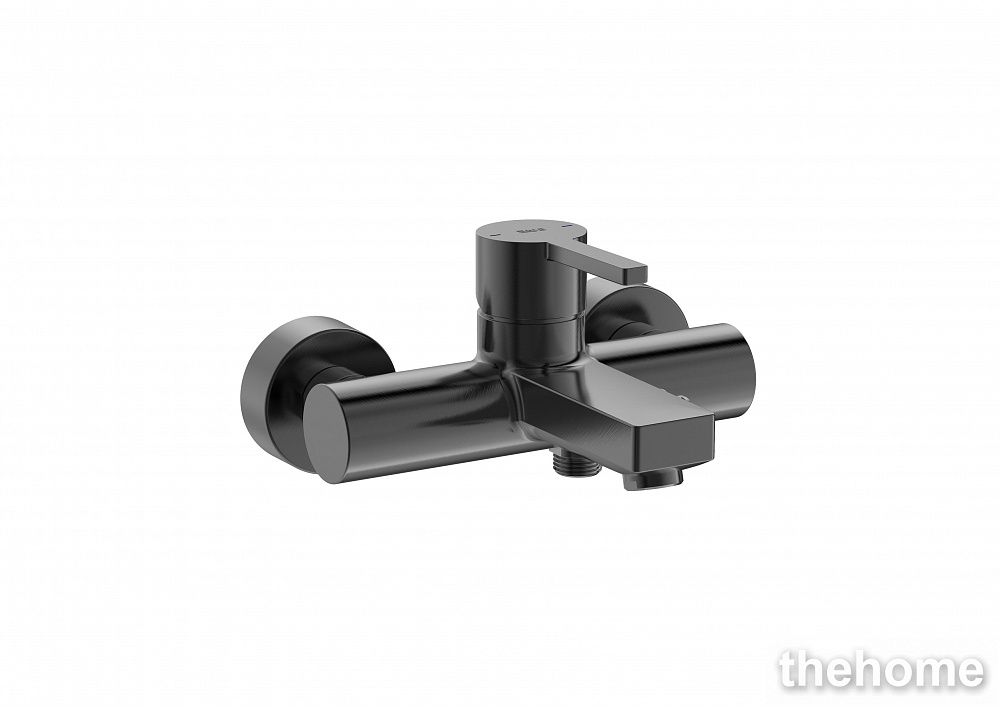 Смеситель Roca Naia 5A0296NM0 для ванны с душем, матовый черный - TheHome