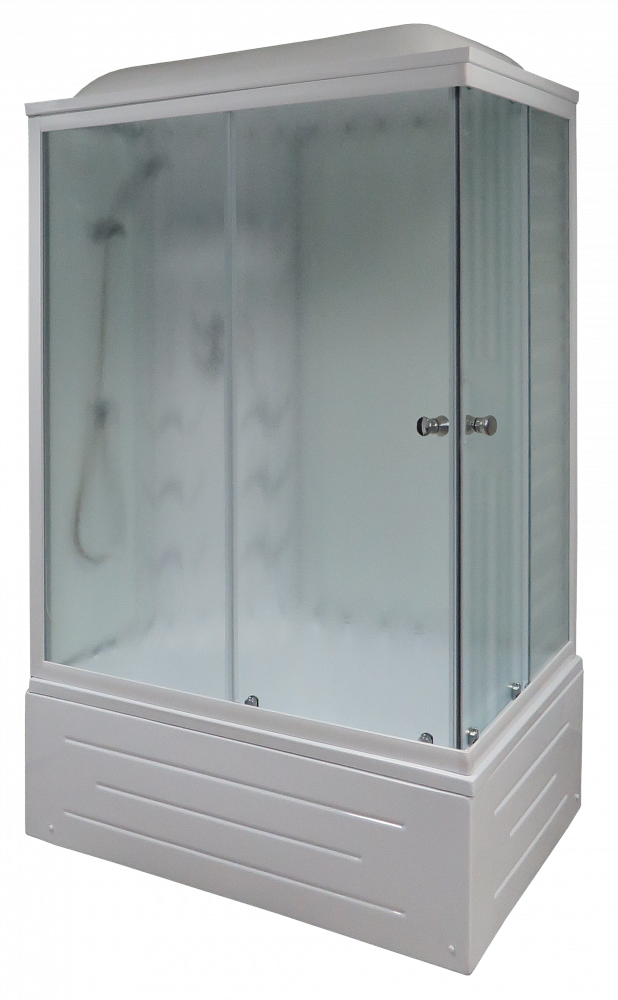 Душевая кабина Royal Bath 8100BP3-WCбелое/матовое левая - TheHome