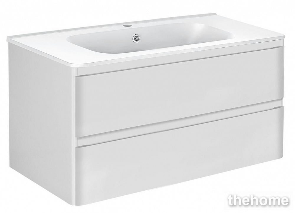 Тумба под раковину Vincea Vico 100 см подвесная, ящики soft close, G.White - TheHome