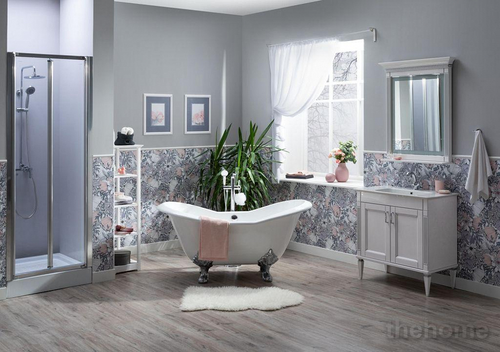 Зеркало Aquanet Селена 105 белое/серебро - 5