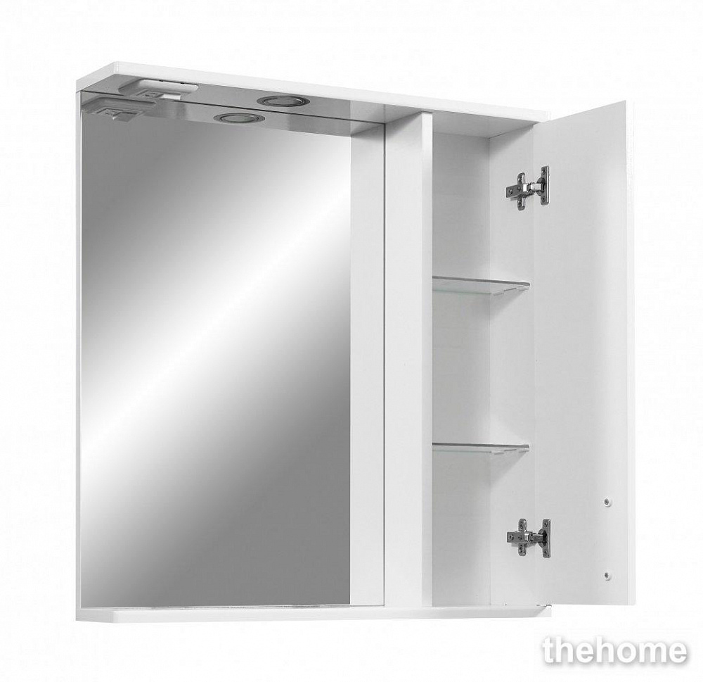 Зеркальный шкаф Stella Polar Фантазия 65/C SP-00000225 65 см с подсветкой, белый - 3