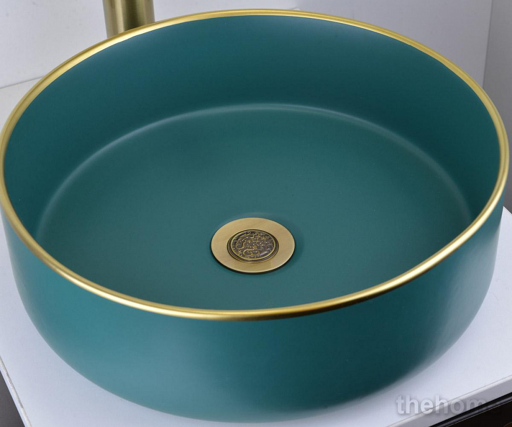 Донный клапан без перелива для раковины Bronze de Luxe Узоры 21964/1 - 4