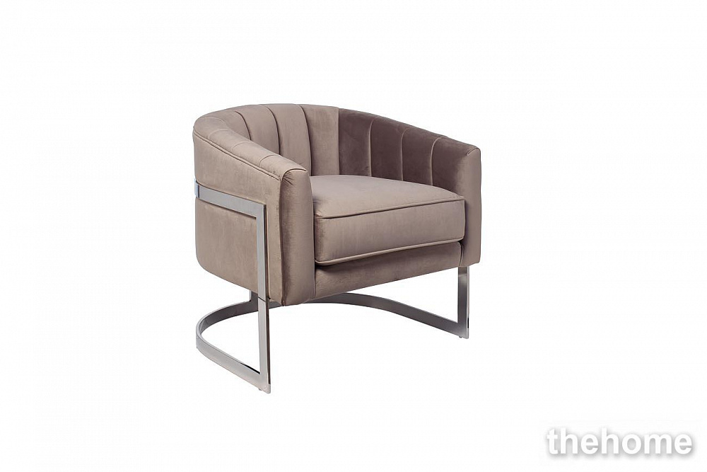 ZW-777 Кресло велюр серый 77*70*71см Garda Decor - 2