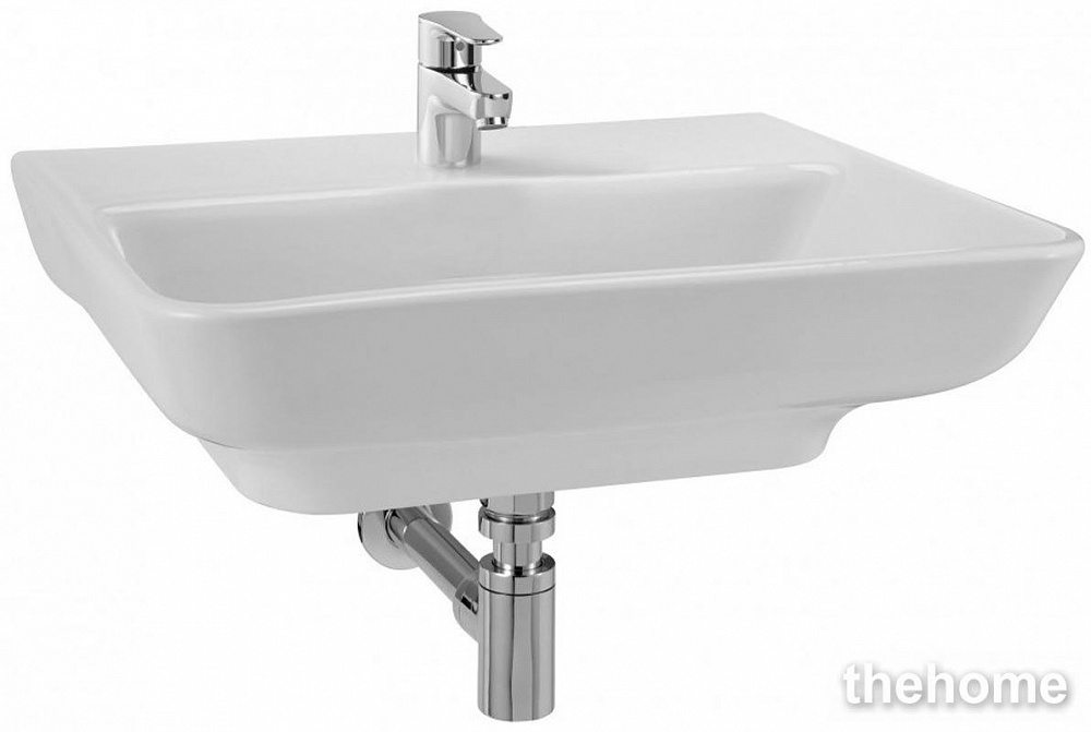 Раковина подвесная Jacob Delafon Struktura EGD011-00 60х48 см без переливного отверстия - TheHome