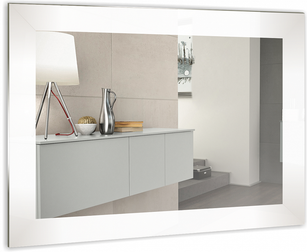 Зеркало Aquanika Basic 80х60 см AQB6080RU46 с подсветкой и сенсорным выключателем - TheHome